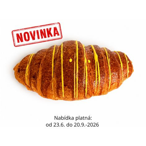Croissant s náplní citrón